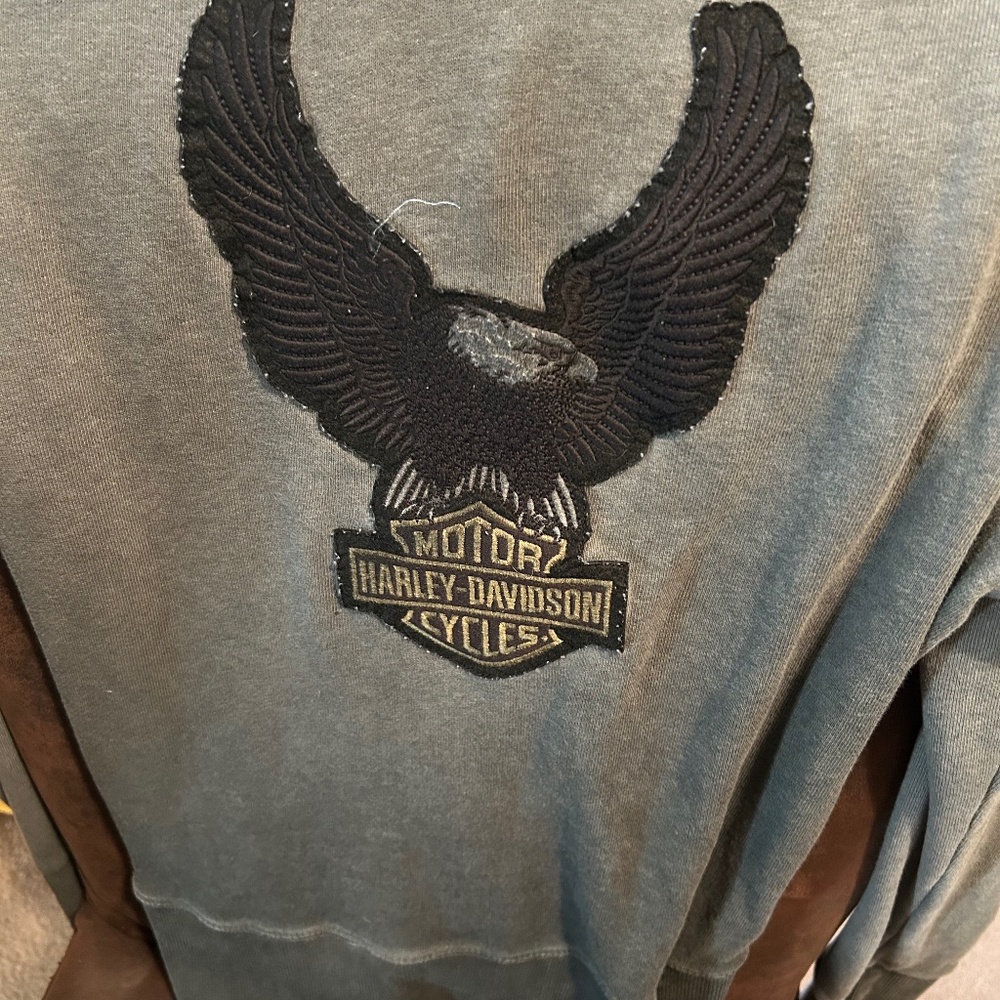 Harley Davidson zip up hoodie